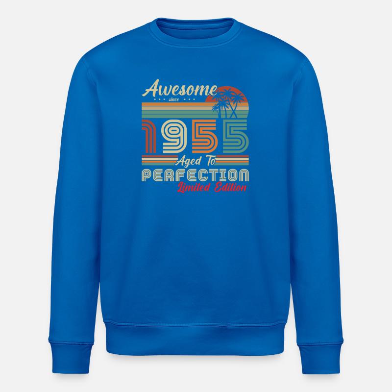 Großartig seit 1955 - Stanley/Stella Unisex Bio-Sweatshirt ROLLER - Königsblau