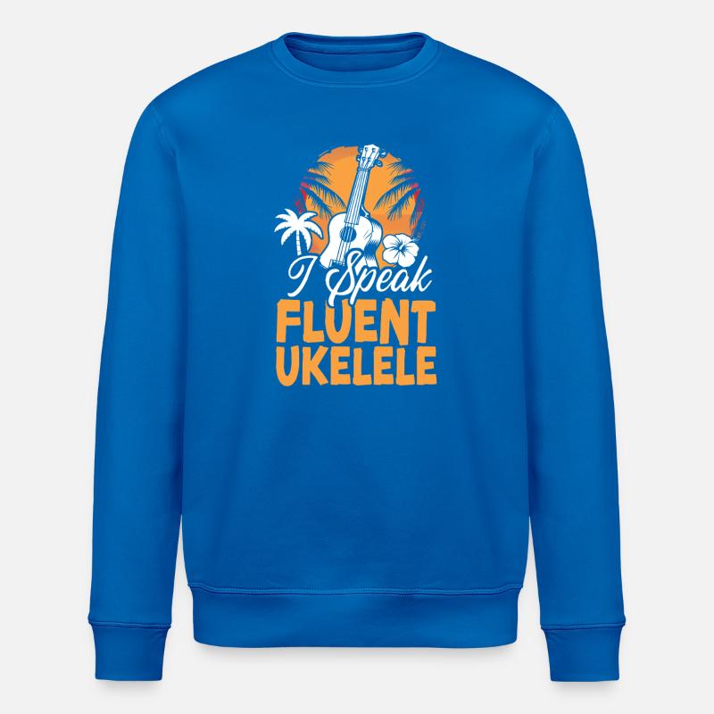 Ukulélé hawaïen Uke I Speak - Sweat bio ROLLER Stanley/Stella Unisexe - bleu roi