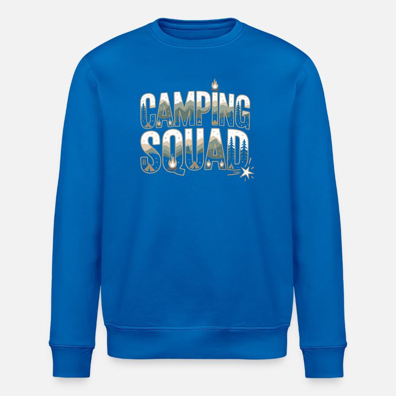 Camping Squad Waldabenteuer - Stanley/Stella Unisex Bio-Sweatshirt ROLLER - Königsblau