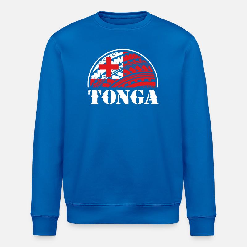 Tonga Tonga Tonga Rugby Tonga - Stanley/Stella ROLLER Unisex Organic Sweatshirt - royal blue
