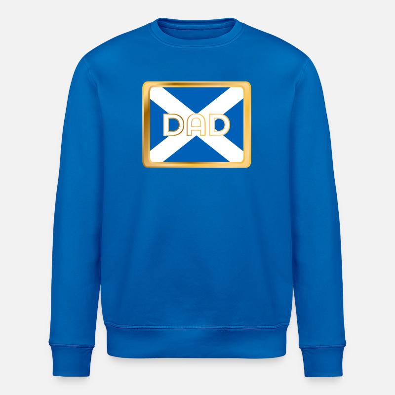 VATER SCHOTTLAND VATER - Stanley/Stella Unisex Bio-Sweatshirt ROLLER - Königsblau