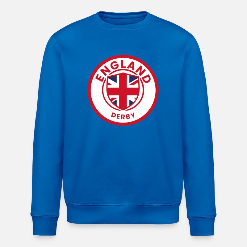 England Derby Shield-Wappen - Stanley/Stella Unisex Bio-Sweatshirt ROLLER - Königsblau