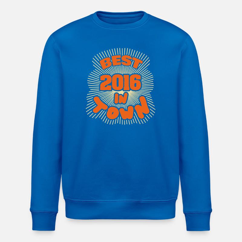 en 2016 - Sweat bio ROLLER Stanley/Stella Unisexe - bleu roi