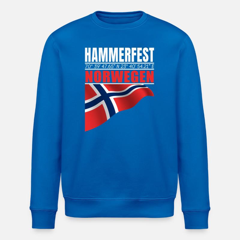 Hammerfest - Stanley/Stella ROLLER Unisex Organic Sweatshirt - royal blue