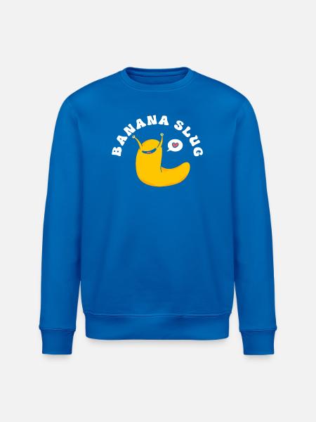 escargot banane - Sweat bio ROLLER Stanley/Stella Unisexe - bleu roi