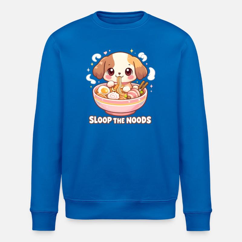 Petit chien ramen mignon - Sweat bio ROLLER Stanley/Stella Unisexe - bleu roi