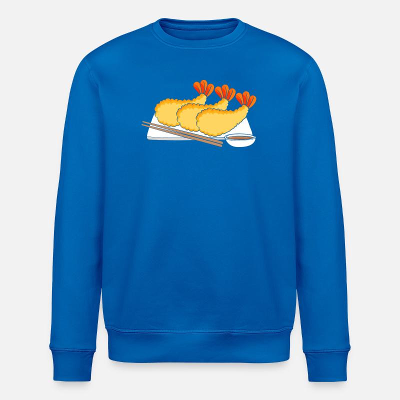 Krabbe Languste Meeresfrüchte Shrimp - Stanley/Stella Unisex Bio-Sweatshirt ROLLER - Königsblau
