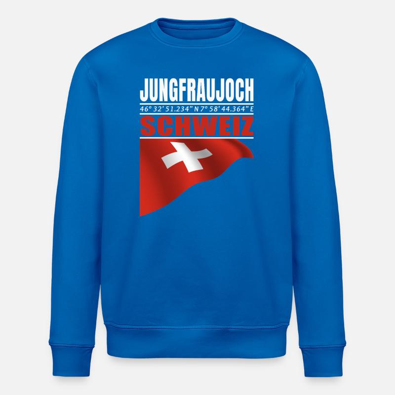 Jungfraujoch - Stanley/Stella Unisex Bio-Sweatshirt ROLLER - Königsblau
