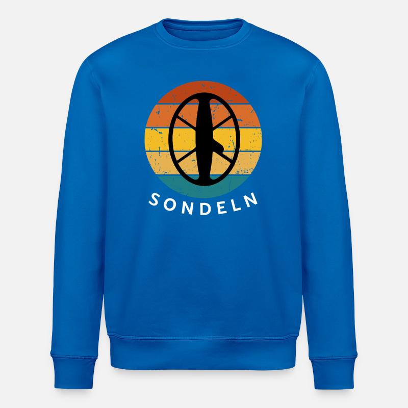 Sondeln - Treasure Hunt Sunset Peace - Stanley/Stella ROLLER Unisex Organic Sweatshirt - royal blue