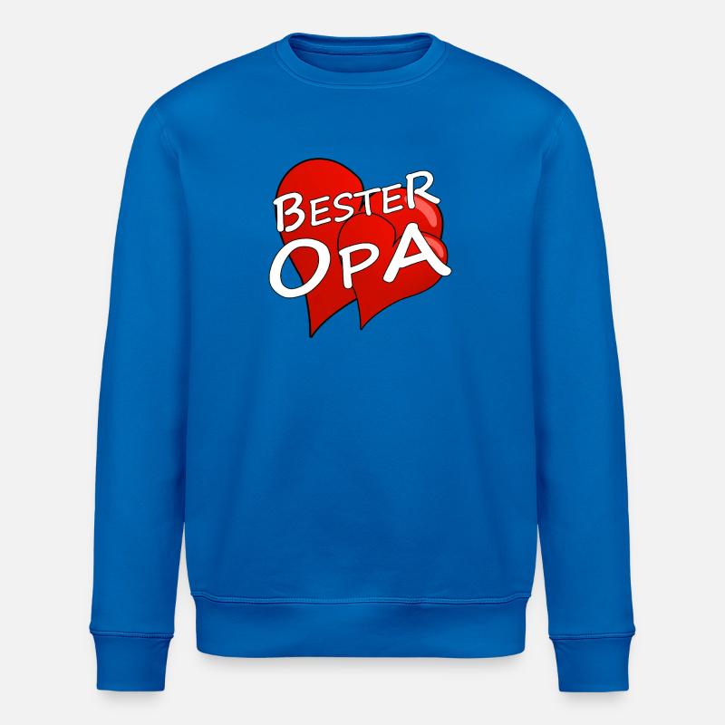 BESTER OPA - Stanley/Stella Unisex Bio-Sweatshirt ROLLER - Königsblau