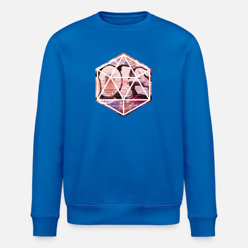 Prisme de graffiti géométrique - Sweat bio ROLLER Stanley/Stella Unisexe - bleu roi