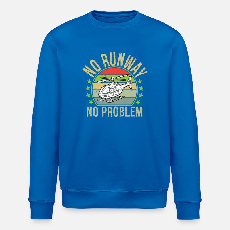 Pas de piste, pas de problème - Sweat bio ROLLER Stanley/Stella Unisexe - bleu roi