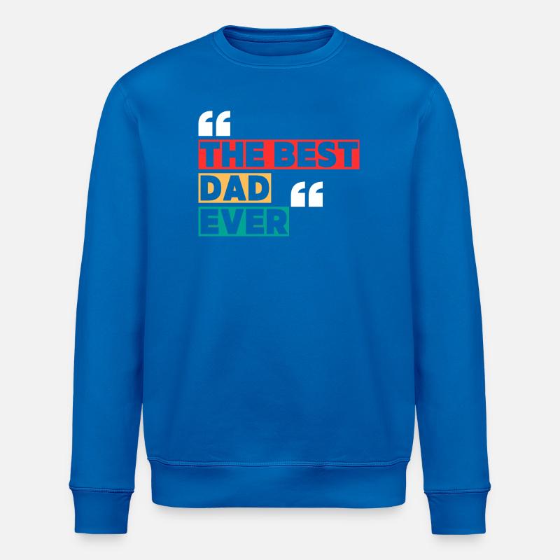 Der beste Vater - Stanley/Stella Unisex Bio-Sweatshirt ROLLER - Königsblau