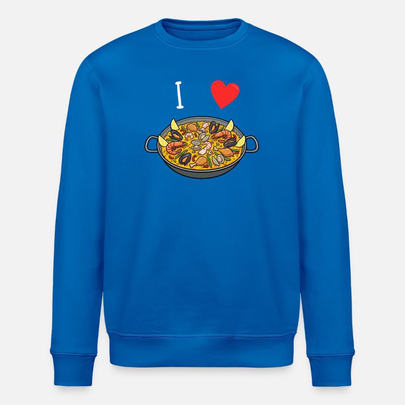 Ich Liebe Paella - Stanley/Stella Unisex Bio-Sweatshirt ROLLER - Königsblau