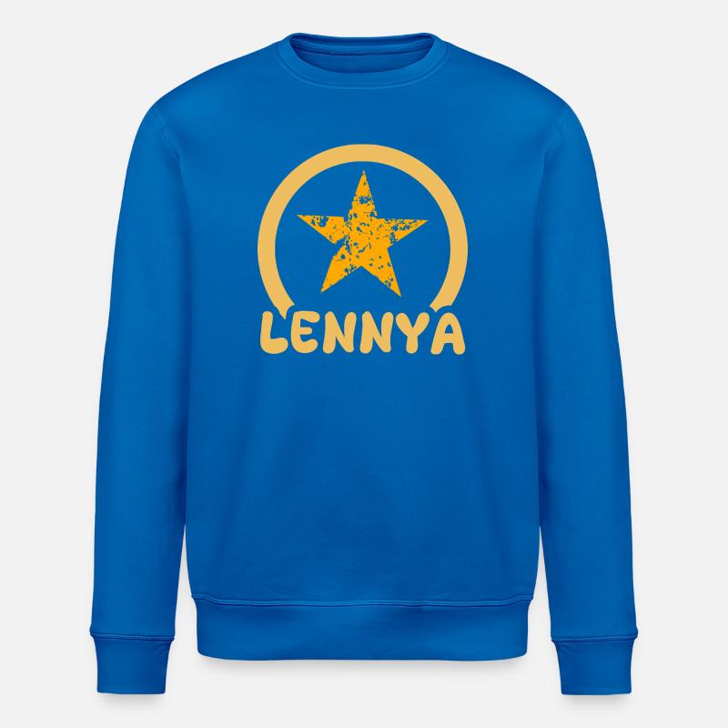 Lennya as a given name - Stanley/Stella ROLLER Unisex Organic Sweatshirt - royal blue