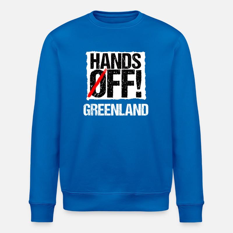 Hands Off Greenland - Stanley/Stella Unisex Bio-Sweatshirt ROLLER - Königsblau
