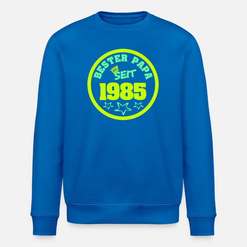 Vater 1985 - Stanley/Stella Unisex Bio-Sweatshirt ROLLER - Königsblau