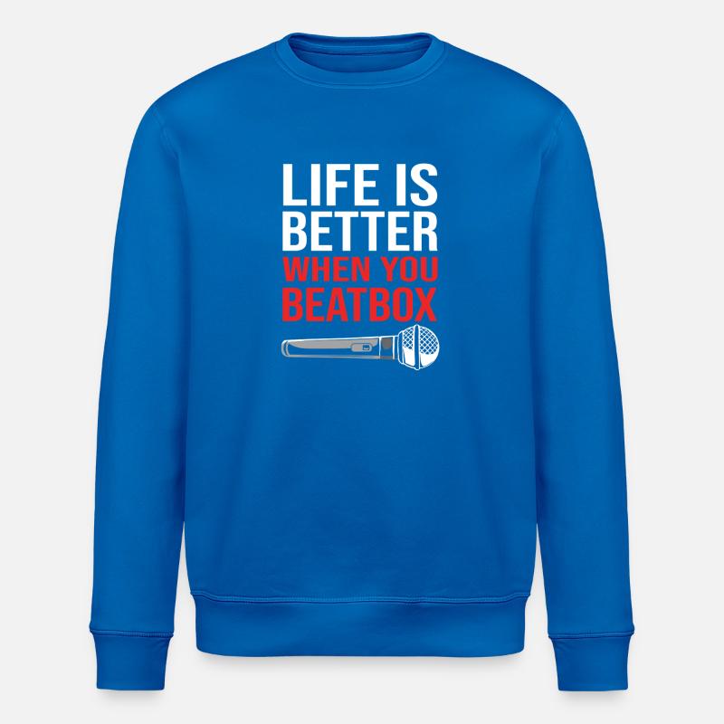 Beatbox - Stanley/Stella Unisex Bio-Sweatshirt ROLLER - Königsblau