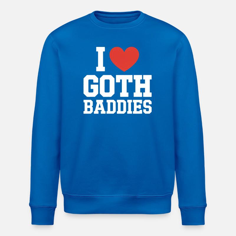 J’adore les méchants gothiques - Sweat bio ROLLER Stanley/Stella Unisexe - bleu roi