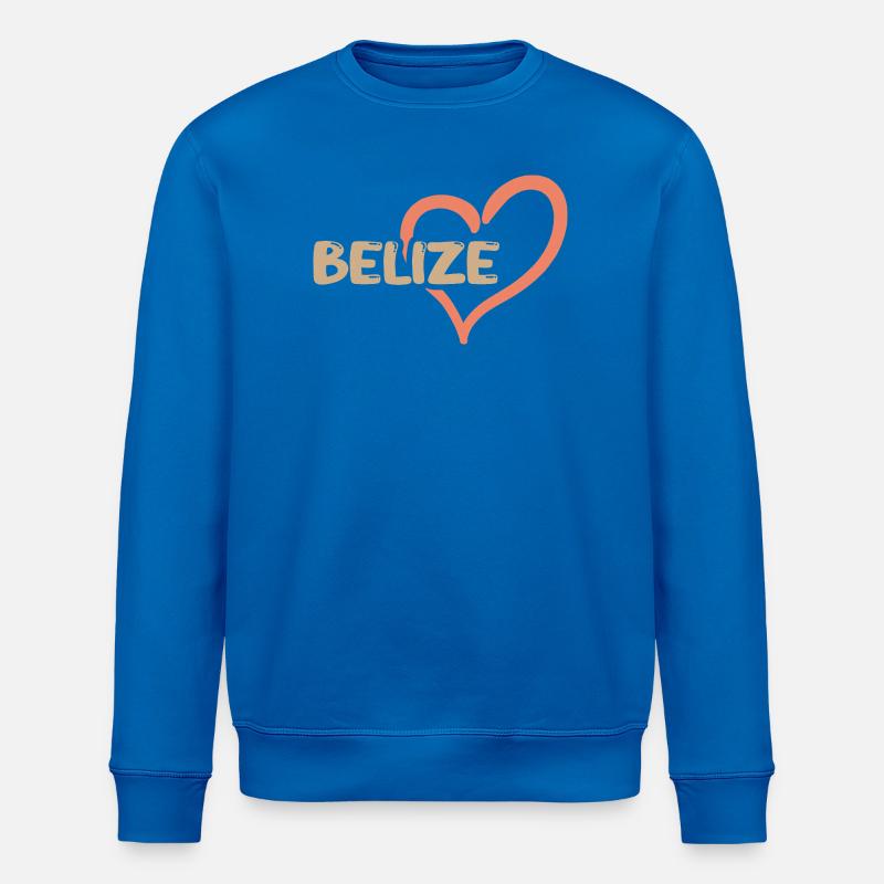 Belize als Belize - Stanley/Stella Unisex Bio-Sweatshirt ROLLER - Königsblau