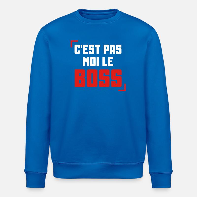 C'est Pas Moi Le T-Shirt - Sweat bio ROLLER Stanley/Stella Unisexe - bleu roi