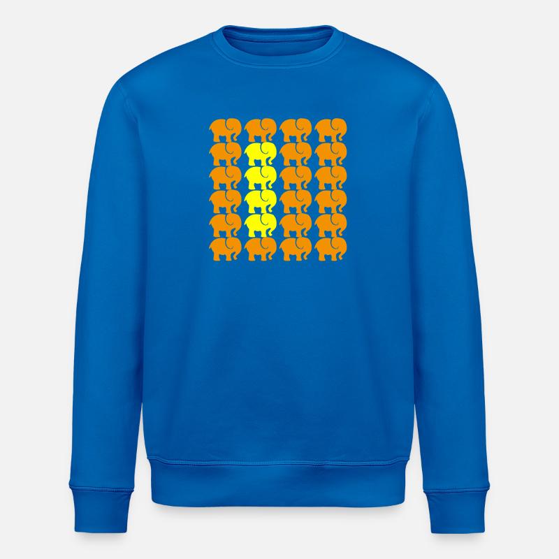 ELEFANT - Stanley/Stella Unisex Bio-Sweatshirt ROLLER - Königsblau