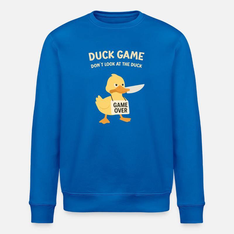 Duck Game Game Over Schild - Stanley/Stella Unisex Bio-Sweatshirt ROLLER - Königsblau
