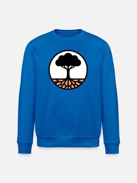 Tree of Life Circle Icon - Stanley/Stella ROLLER Unisex Organic Sweatshirt - royal blue