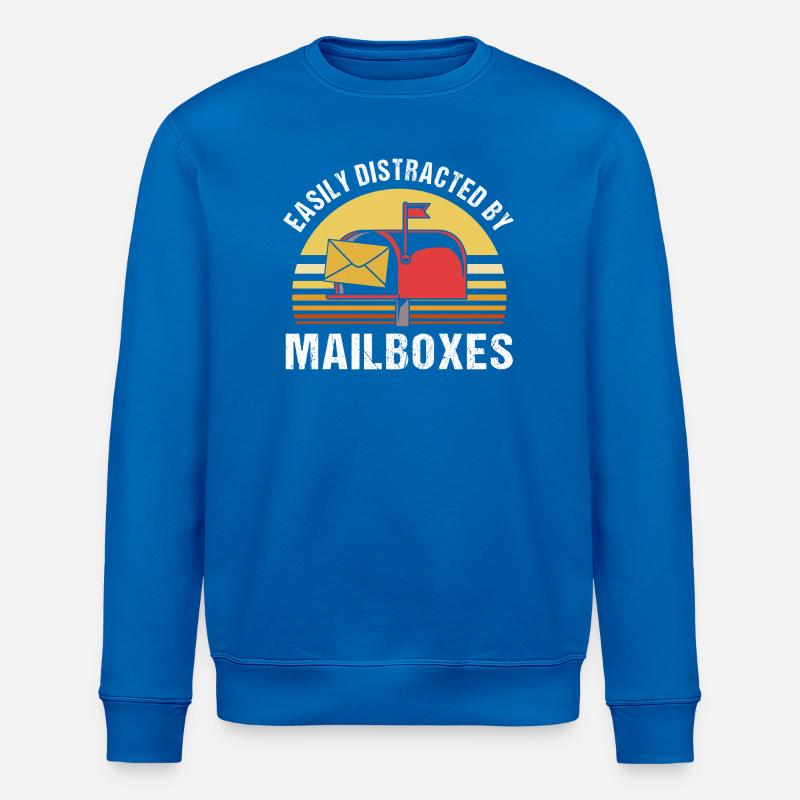 Poste postale - Sweat bio ROLLER Stanley/Stella Unisexe - bleu roi