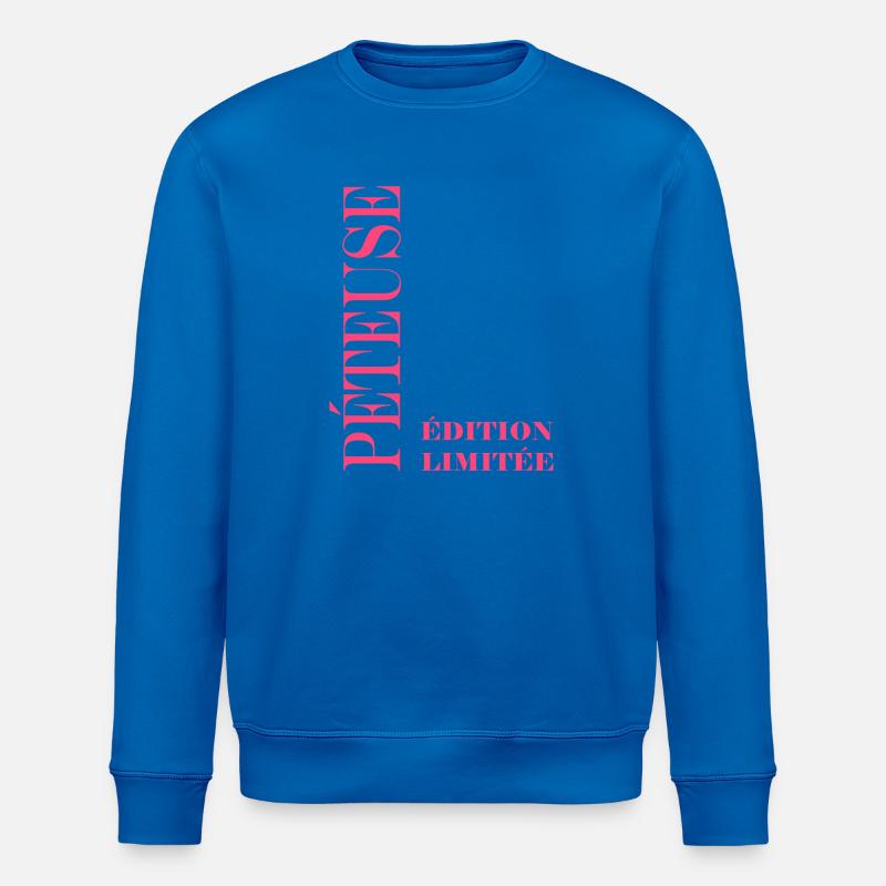 péteuse - Sweat bio ROLLER Stanley/Stella Unisexe - bleu roi