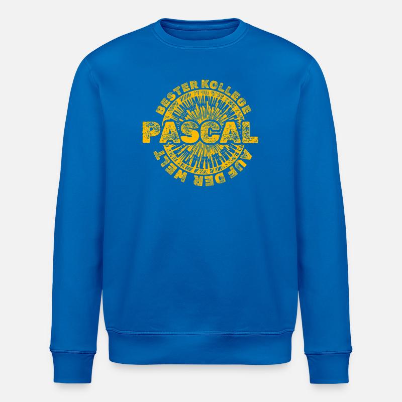 Geschenk für Pascal - Stanley/Stella Unisex Bio-Sweatshirt ROLLER - Königsblau