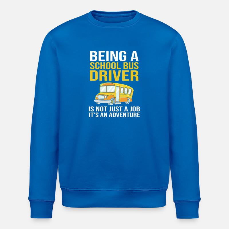 Schulbus Schulbusfahrer Busfahrer - Stanley/Stella Unisex Bio-Sweatshirt ROLLER - Königsblau