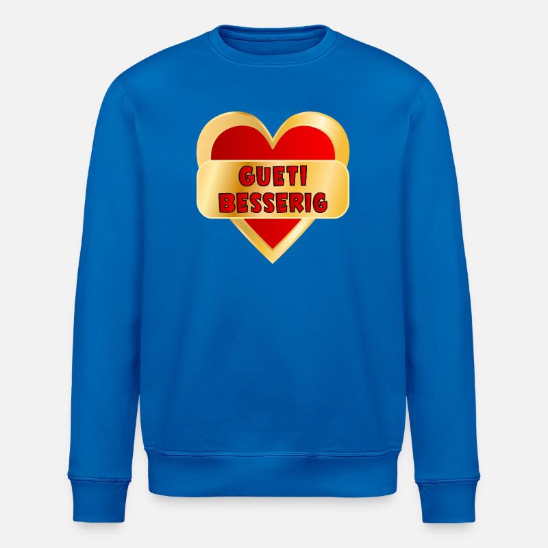 Gute Besserung Schweiz - Stanley/Stella Unisex Bio-Sweatshirt ROLLER - Königsblau