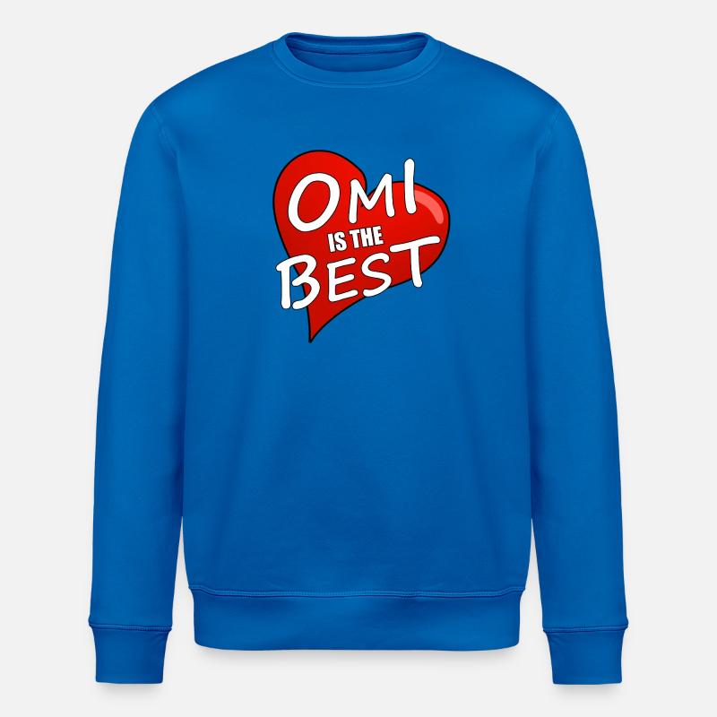 OMI IS THE BEST - Stanley/Stella Unisex Bio-Sweatshirt ROLLER - Königsblau