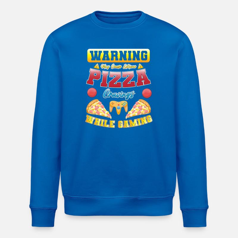 Pizza Gaming - Sweat bio ROLLER Stanley/Stella Unisexe - bleu roi