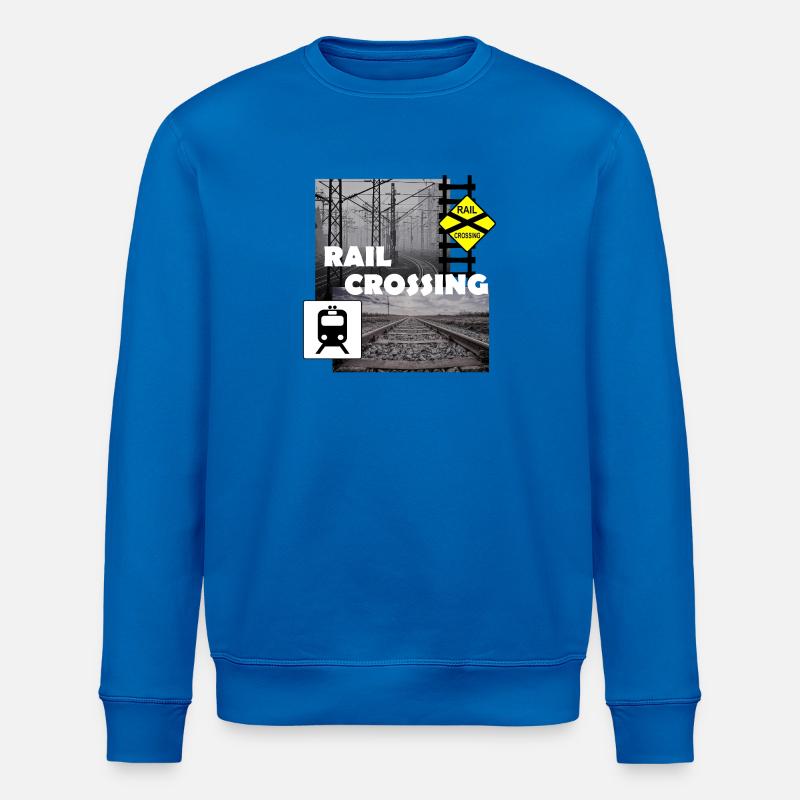 PASSAGE À NIVEAU - Sweat bio ROLLER Stanley/Stella Unisexe - bleu roi