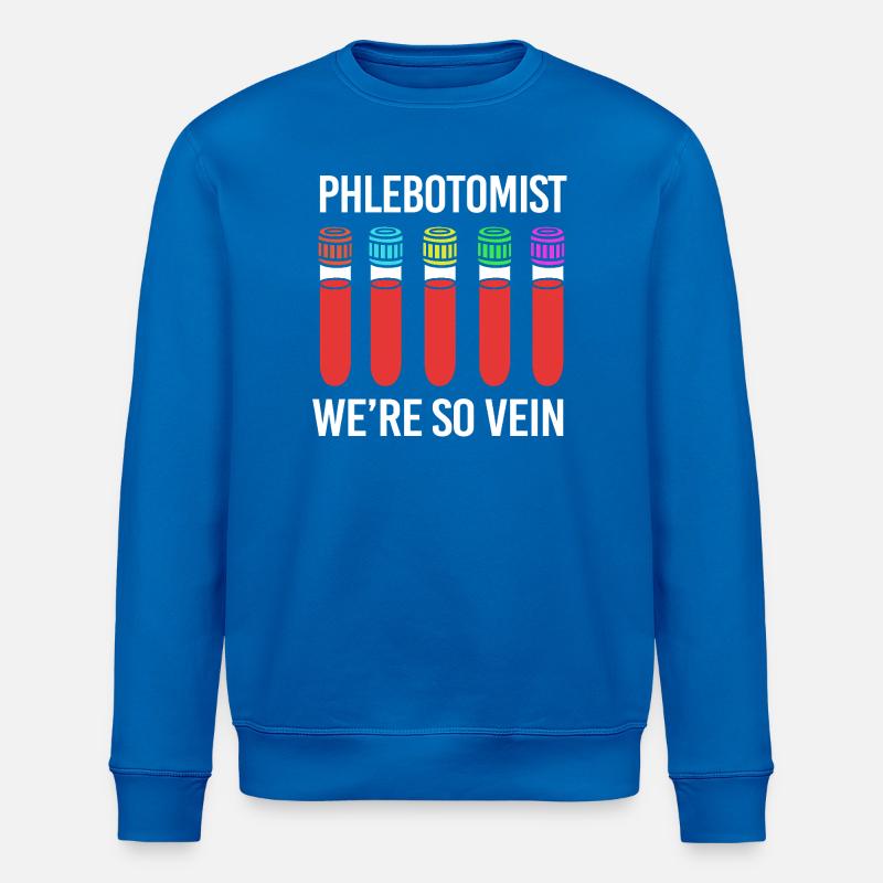 Phlebotomist Nurse Nurse Blood Sampling - Stanley/Stella ROLLER Unisex Organic Sweatshirt - royal blue