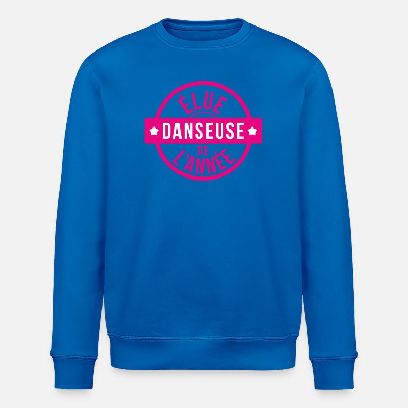 Élue danseuse de l’année - Sweat bio ROLLER Stanley/Stella Unisexe - bleu roi