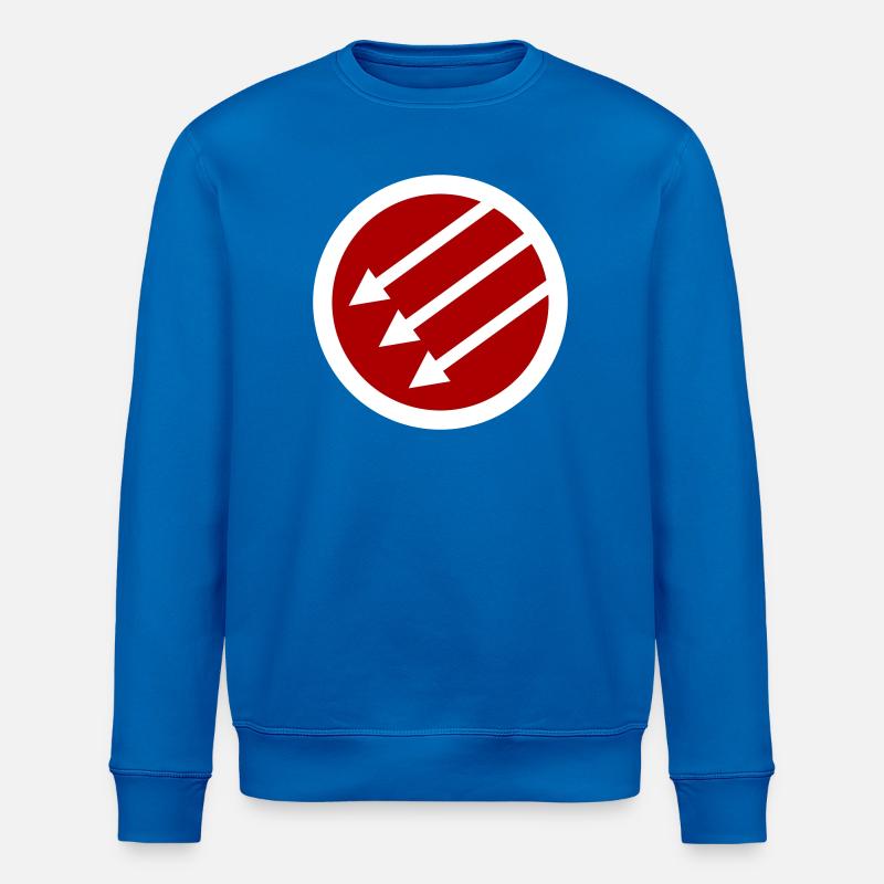 Iron Front / Eiserne Front / Järnfronten - Stanley/Stella Unisex Bio-Sweatshirt ROLLER - Königsblau