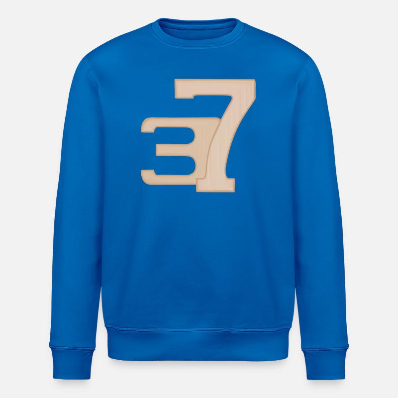 37 illustrations numériques en pêche - Sweat bio ROLLER Stanley/Stella Unisexe - bleu roi