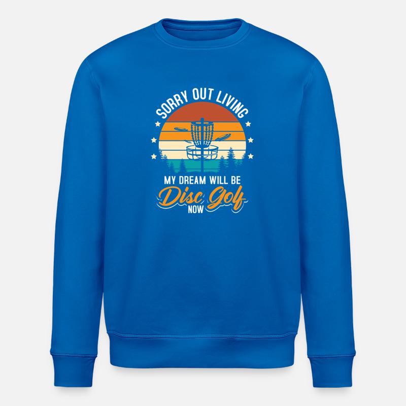 Disc Golf Gifts Disc Golf - Stanley/Stella ROLLER Unisex Organic Sweatshirt - royal blue