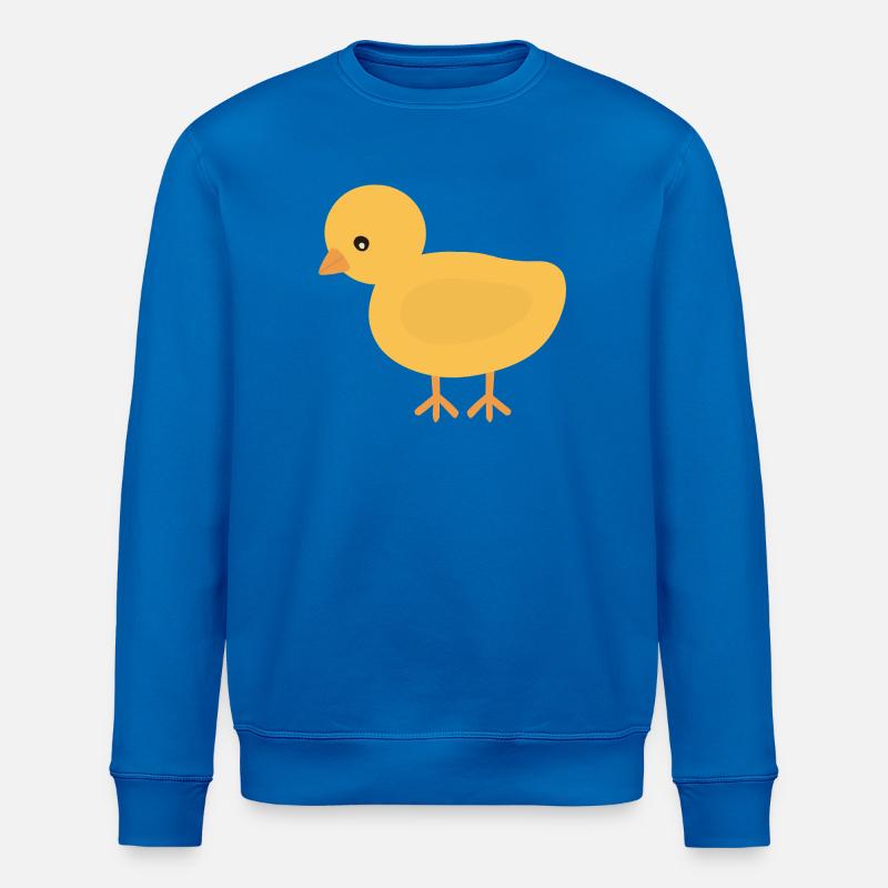 Sunny Chick Cartoon Tee - Stanley/Stella Unisex Bio-Sweatshirt ROLLER - Königsblau