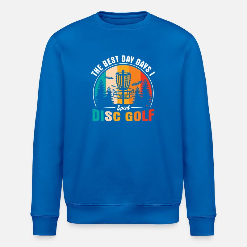 Disc Golf Gifts Disc Golf - Stanley/Stella ROLLER Unisex Organic Sweatshirt - royal blue