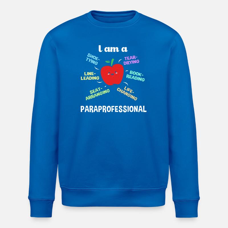 Assistante enseignante paraprofessionnelle paraéducatrice - Sweat bio ROLLER Stanley/Stella Unisexe - bleu roi