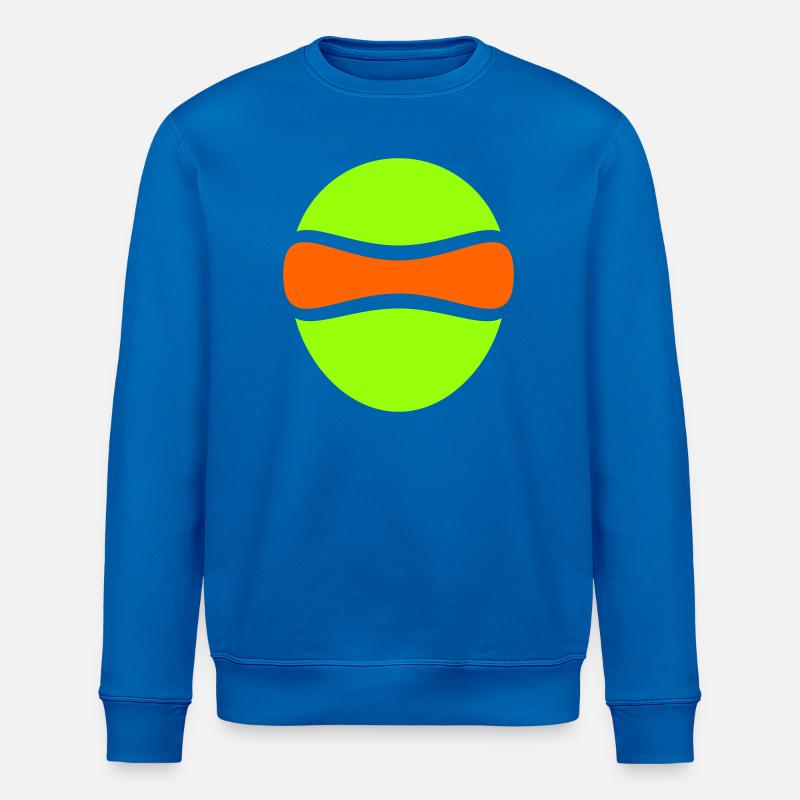 Alien Kopf mit Breit-Auge - Stanley/Stella Unisex Bio-Sweatshirt ROLLER - Königsblau