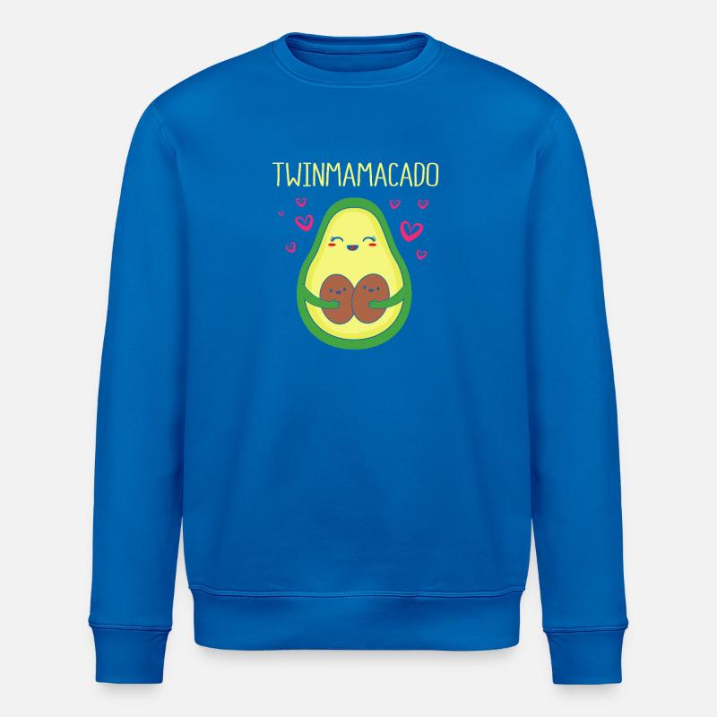 Twin Mom Twins Mom Gift - Stanley/Stella ROLLER Unisex Organic Sweatshirt - royal blue