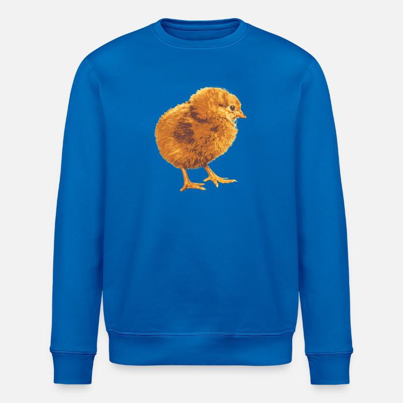 Fans de poulets - - Coq - Poussins - Sweat bio ROLLER Stanley/Stella Unisexe - bleu roi