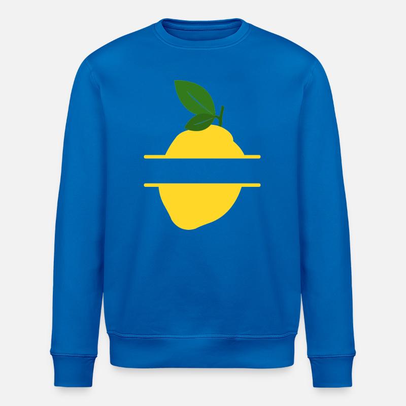 Lemon Split Frame - Stanley/Stella ROLLER Unisex Organic Sweatshirt - royal blue