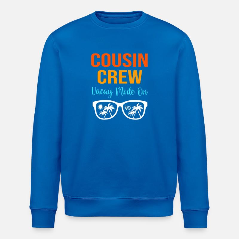 Cousin Crew - Stanley/Stella Unisex Bio-Sweatshirt ROLLER - Königsblau