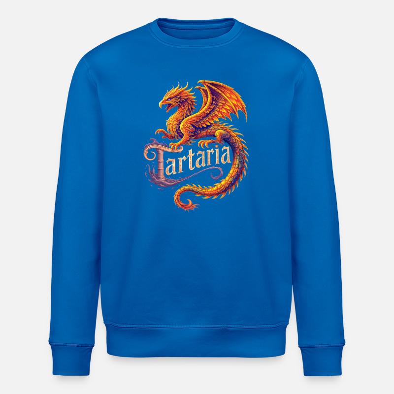 Dragon de Feu Hartaria - Sweat bio ROLLER Stanley/Stella Unisexe - bleu roi